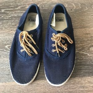 OBEY x GENERIC Navy Mesh Shoes